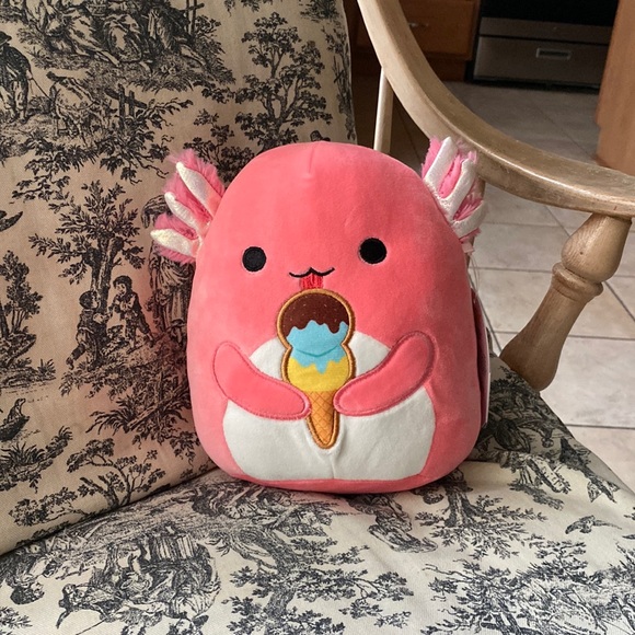 Squishmallows Other Squishmallow Archie The Axolotl With Ice Cream